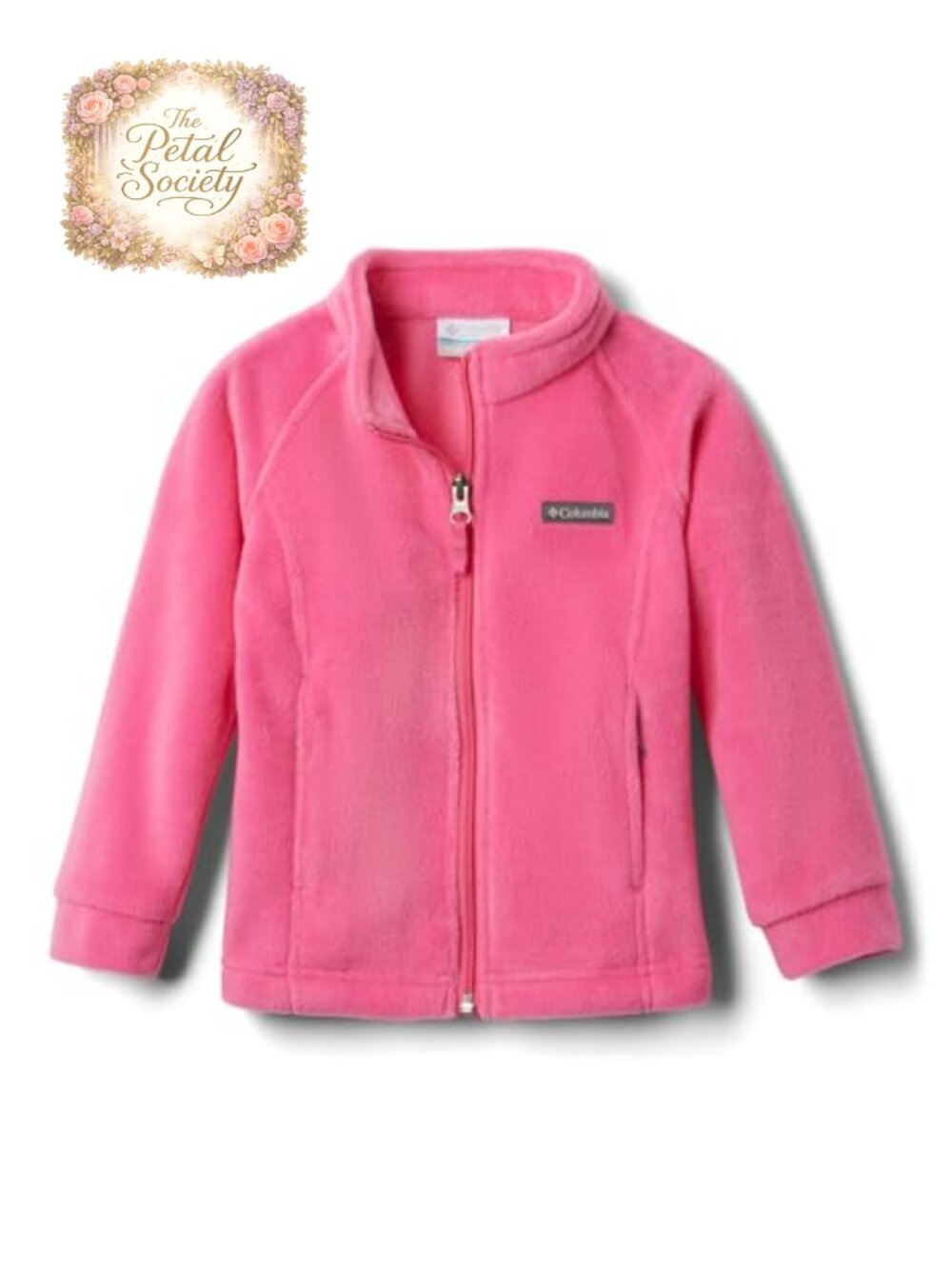 Kids Fleece Jacket Long Sleeve Zip Pockets Benton Springs